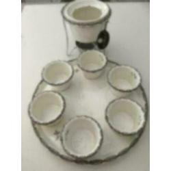 2 x Riverdale: Fondue set of zout/peper/olie set