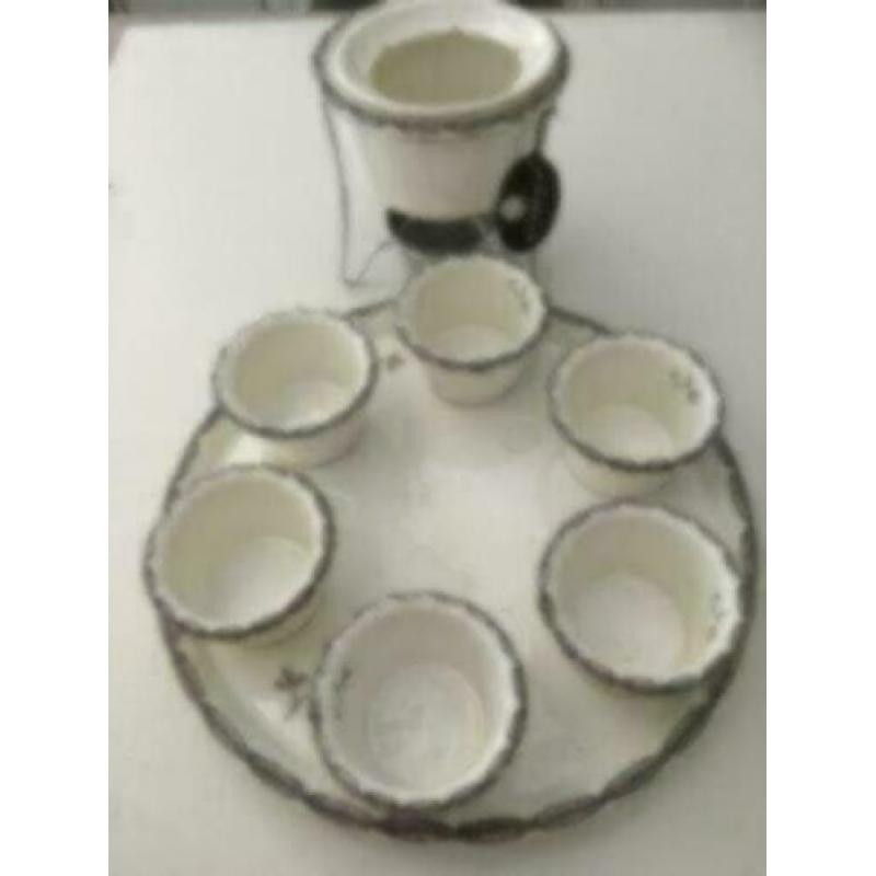 2 x Riverdale: Fondue set of zout/peper/olie set