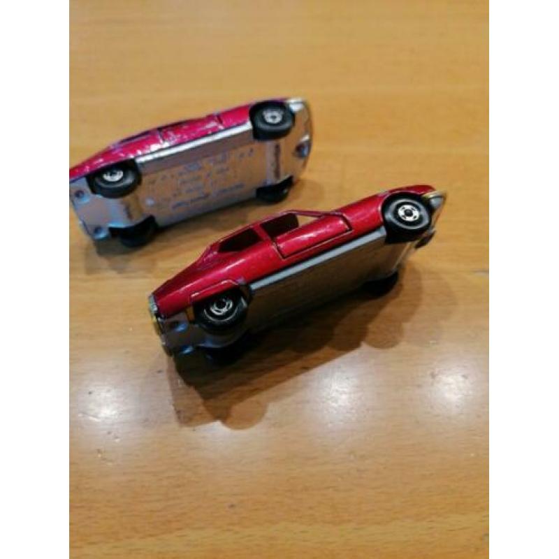 Citroën SM matchbox 2 stuks.