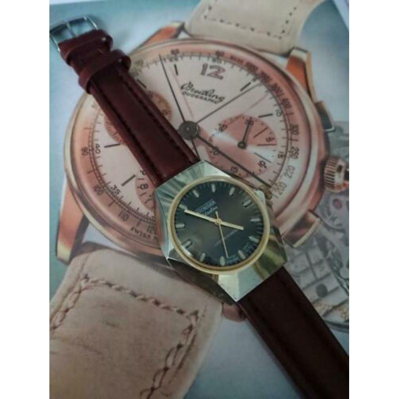 Vintage heren horloge handopwinder 38mm swiss movt