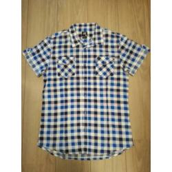 Slim Fit overhemd maat L korte mouw Fishbone !!!!