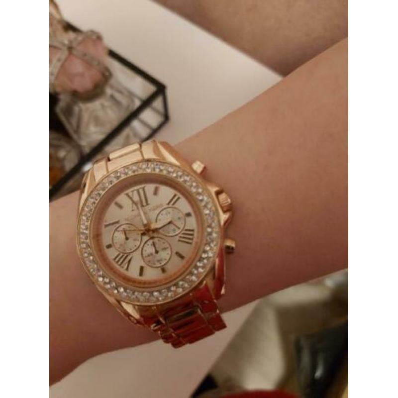 Micheal Kors horloge, roségoud