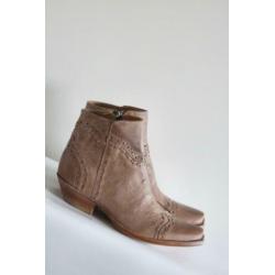Nieuw! Marlboro Classics - Bruin lederen cowboy boots - 36