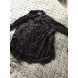 Dept zebra shirt top xl