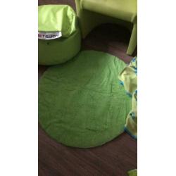 Lime groene kamer/stoel/ sit&joy
