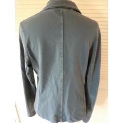 TRANSFER 40 Blauw sweatstof katoenen VEST COLBERT JASJE
