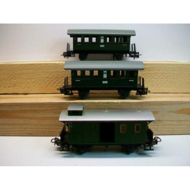 Märklin 2 x 4000 Personenrijtuig +4038 bagagewagon