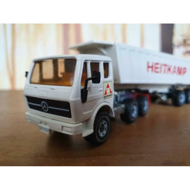 Siku Mercedes 2232 Heitkamp kieper trailer 1:55 nm