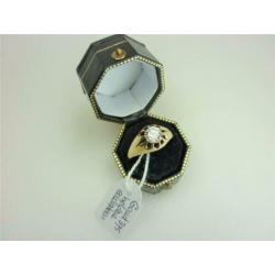 Ring goud met edelsteen / Z6186