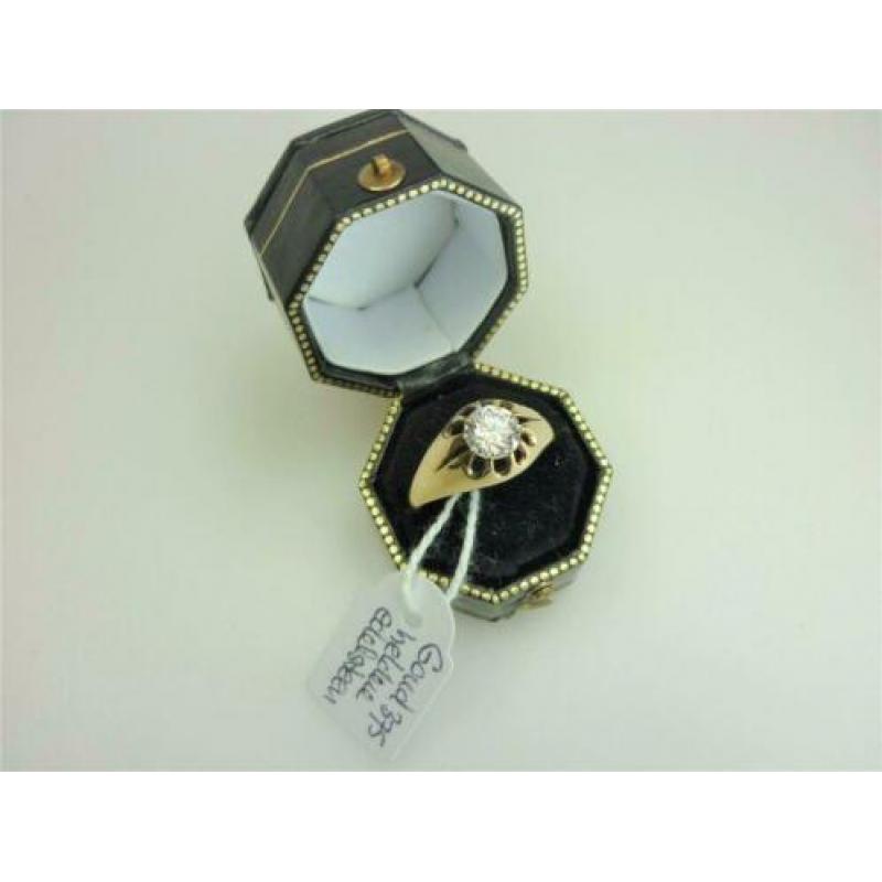 Ring goud met edelsteen / Z6186