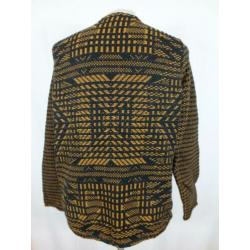 Apart zwart-bruin 100% katoenen vest.Mt S.Merk H&M