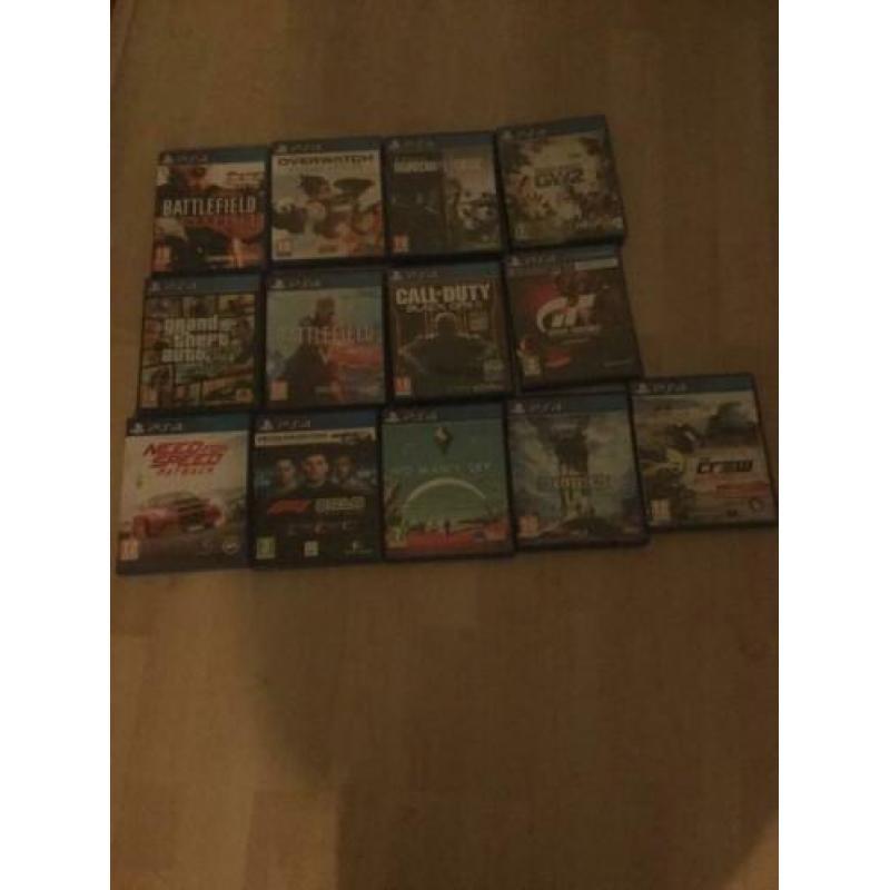 Ps4 500gb, controller, headset, games