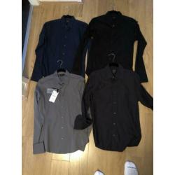 4 mooie overhemden zara M