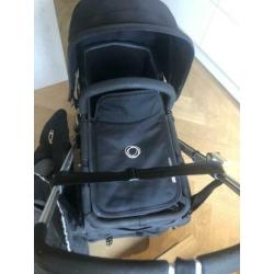 Zwarte Bugaboo Cameleon met Bugaboo luiertas