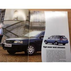 Autofolder/Brochure Suzuki Baleno 1996 20 pagina's