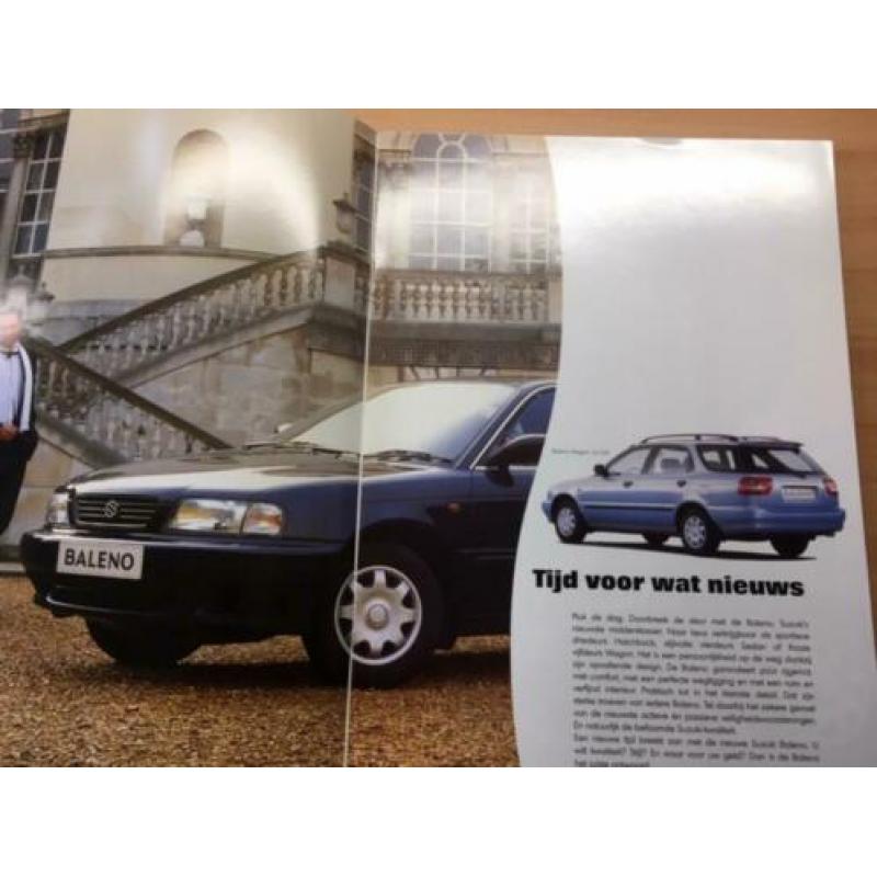 Autofolder/Brochure Suzuki Baleno 1996 20 pagina's