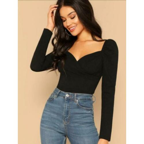 Sexy zwarte top maat S Nieuw!!