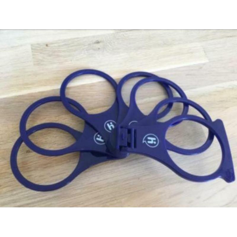 Plastic Glazenhouder voor 6 glazen - Nieuw!