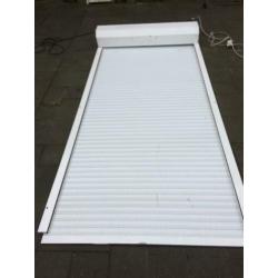 zgan wit electrisch deur rolluik breed 1.18 x 2.46 mtr hoog