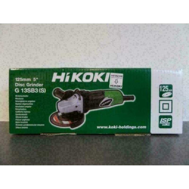 Hitachi Hikoki G13SB3 125 MM haakse slijptol 1300 Watt