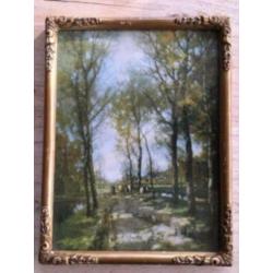 vintage landschap schilderijen set