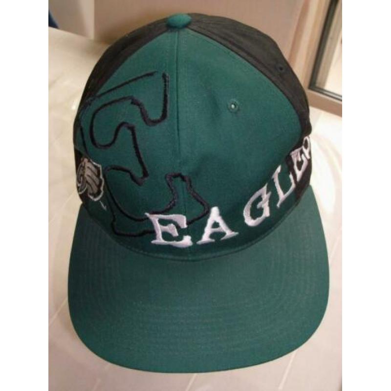 Base-Ball CAP groen-zwart EAGLES design - NIEUW