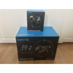 Logitech G29 Driving Force + Logitech Driving Force Shifter