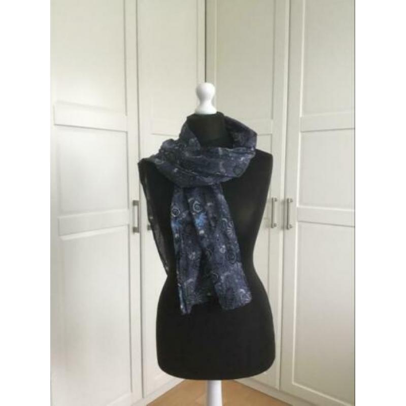 Cecil sjaal blauw