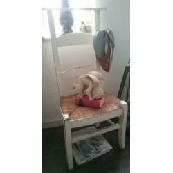 Brocante bidstoelen.