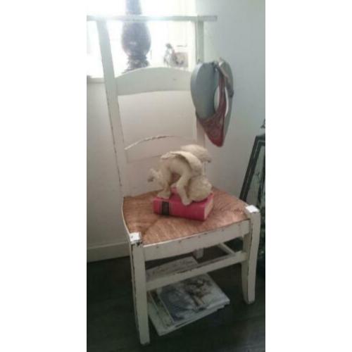 Brocante bidstoelen.