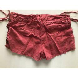 AB Soul, short, dames, koraalrood/roze, maat27/S, €10