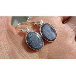 925 zilver / zilveren oorbellen met kyaniet kyanite - Vanoli