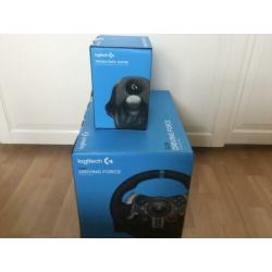 Logitech G29 Driving Force + Logitech Driving Force Shifter