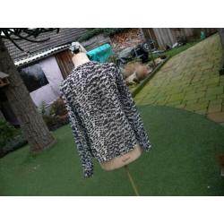 VILA blouse maat S als nieuw zwart wit