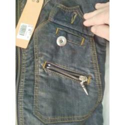 Replay spijker jeans denim jas jack, maat xs
