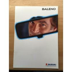 Autofolder/Brochure Suzuki Baleno 1996 20 pagina's