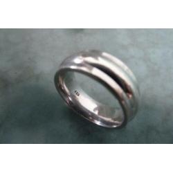 Zilveren ring 925, maat 20