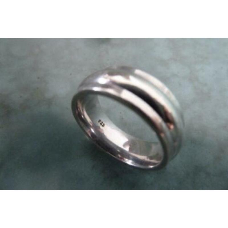 Zilveren ring 925, maat 20