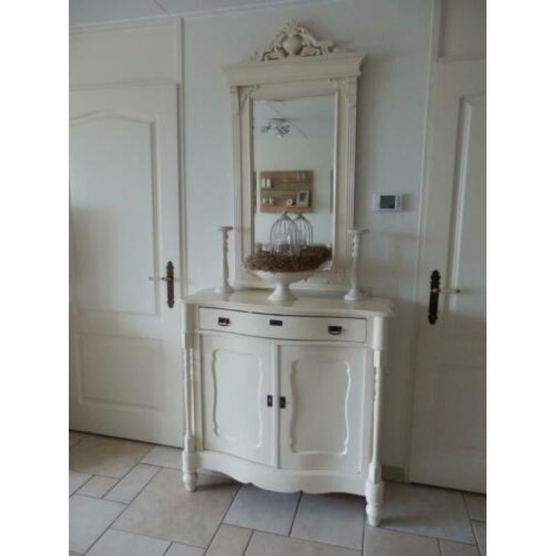 Landelijk brocant Biedermeier kast dressoir