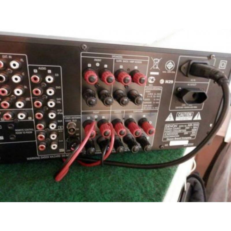 receiver en 5.1kliphs 5.1 speaker set met active sub