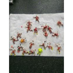 modelbouw voetbalwedstrijd