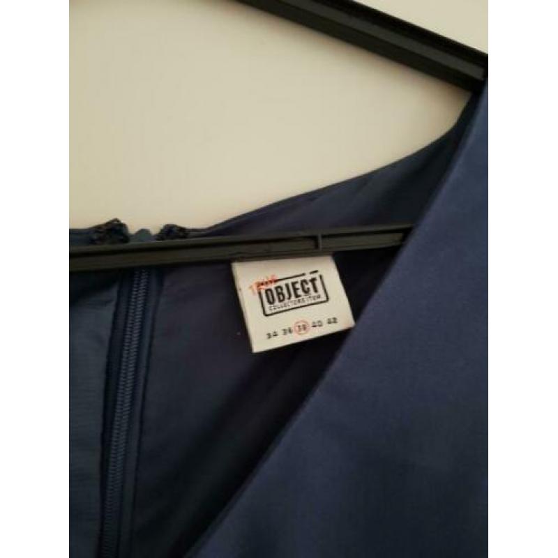 Object jurk 38 M blauw