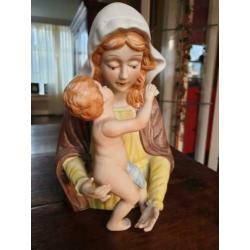 Borstbeeld Maria met kindje