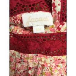 Jacadi bloemetjes broderie jurkje 68