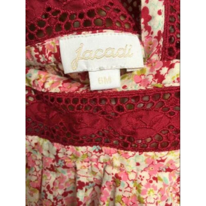 Jacadi bloemetjes broderie jurkje 68