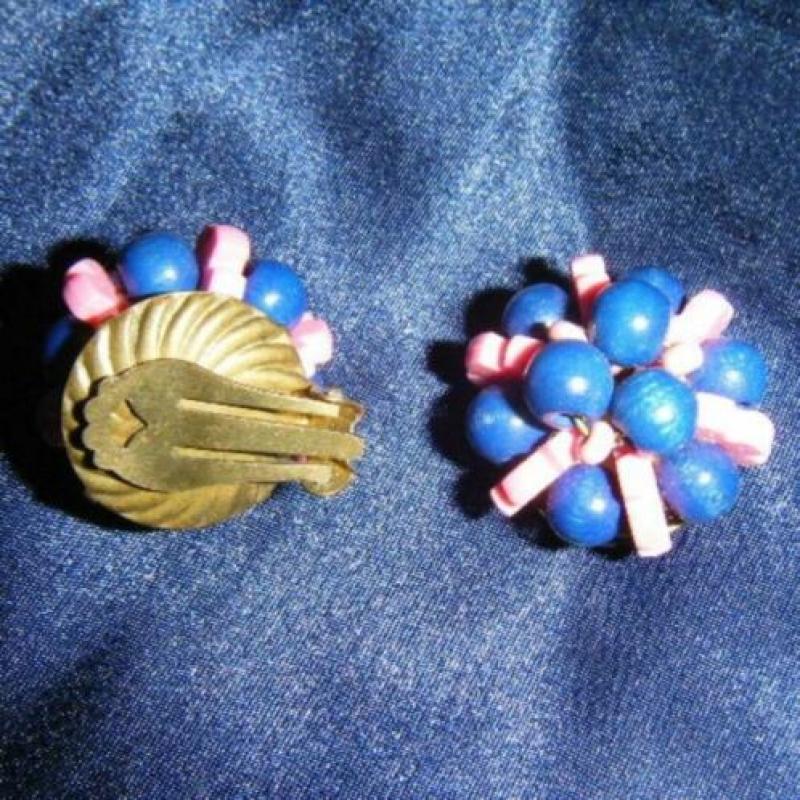 Vintage oorbellen jaren '80 stekers en clips