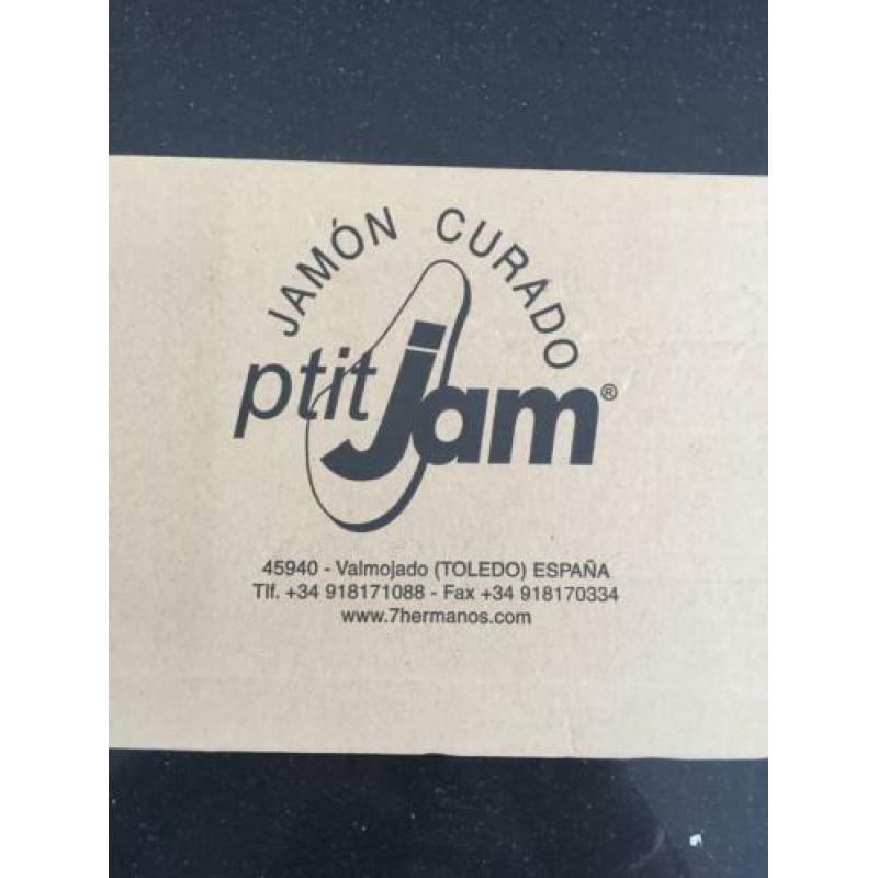 Originele blank houten tapas plank met scherp mes nieuw