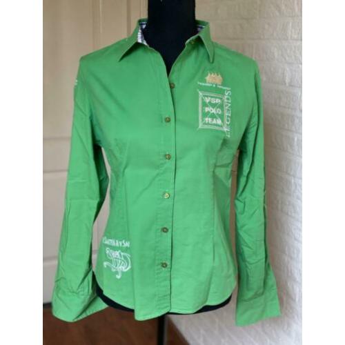 Van Santen & Van Santen blouse maat L kleur groen