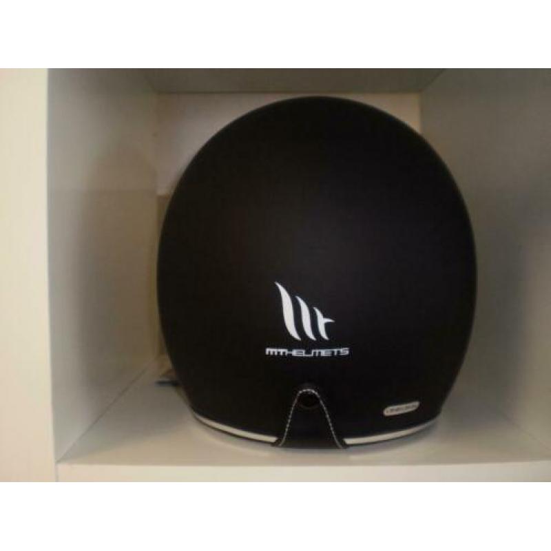 Motor brommer helm mat zwart mt le mans helm xs s m l xl xxl
