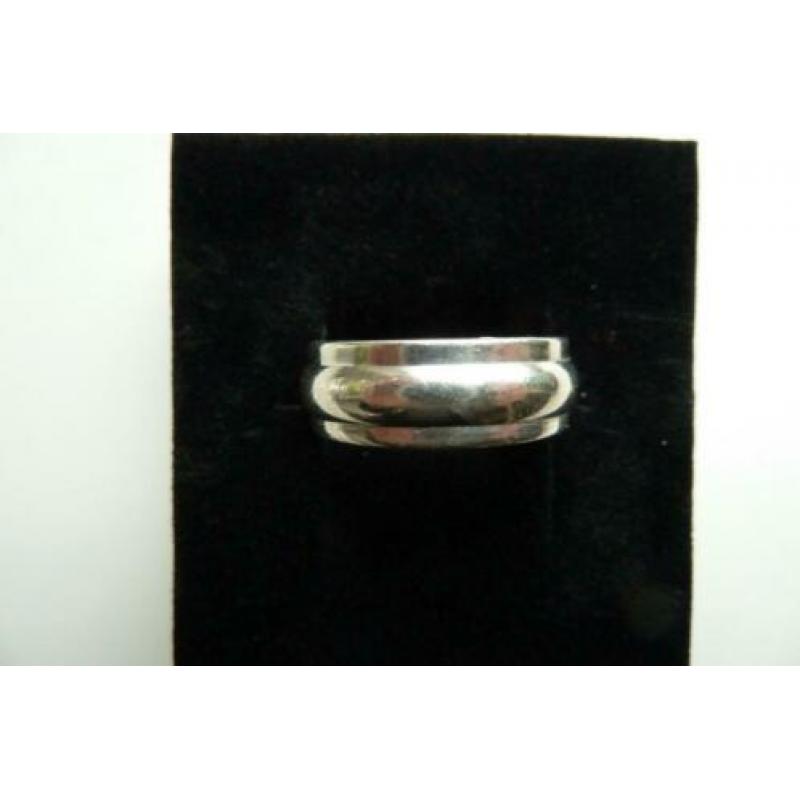 Zilveren ring 925, maat 20